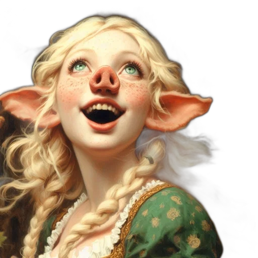 face, fantasy art, photorealistic, concept art transparent PNG cut-out