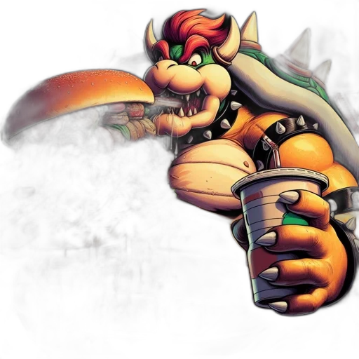 dragon, food, weapon, staff transparent PNG cut-out