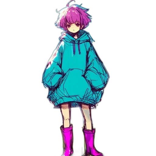 jacket, dress, creature, hat transparent PNG cut-out