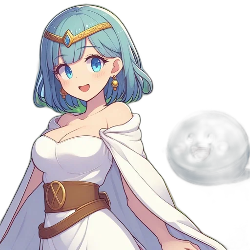 dress, staff, jewelry, sword transparent PNG cut-out