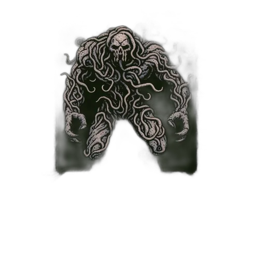 mask, hair, jacket, crown transparent PNG cut-out