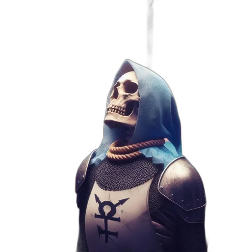mask, sword, robot, staff transparent PNG cut-out