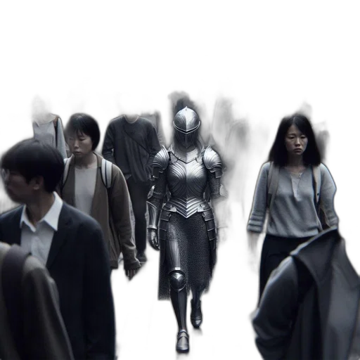 robot, mask, concept art, cyberpunk transparent PNG cut-out