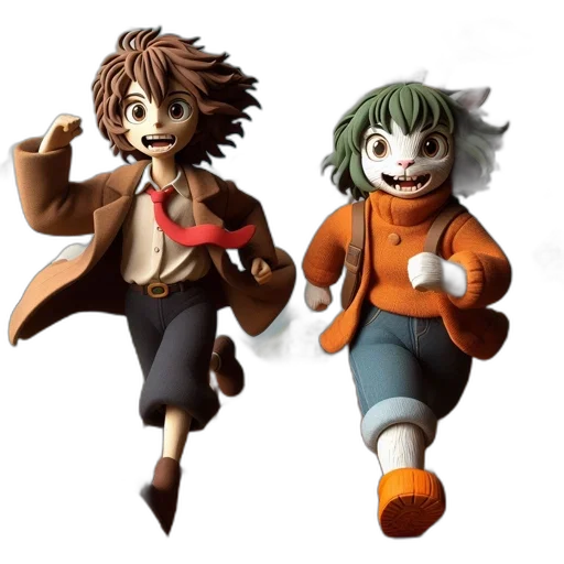 concept art, 3d render, pixel art, anime transparent PNG cut-out