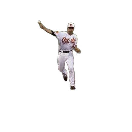 pixel art, baseball, player, orioles transparent PNG cut-out