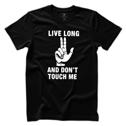 black, t-shirt, graphic, hand transparent PNG cut-out