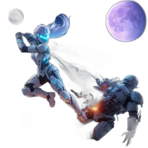 robot, weapon, concept art, fantasy art transparent PNG cut-out