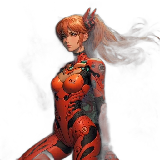 robot, dress, concept art, comic book art transparent PNG cut-out