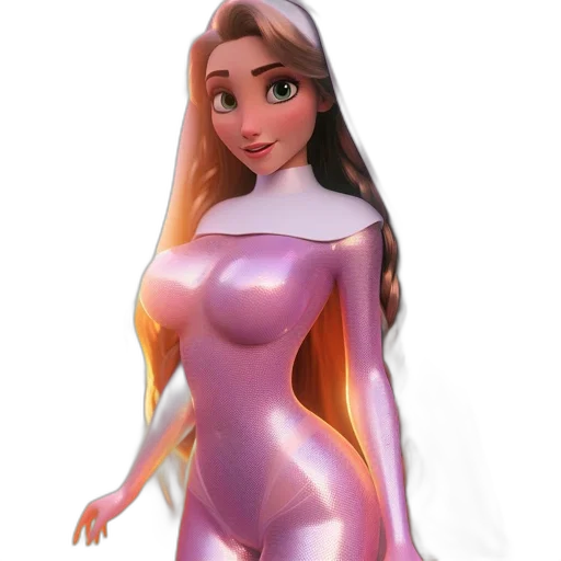 dress, robot, concept art, 3d render transparent PNG cut-out
