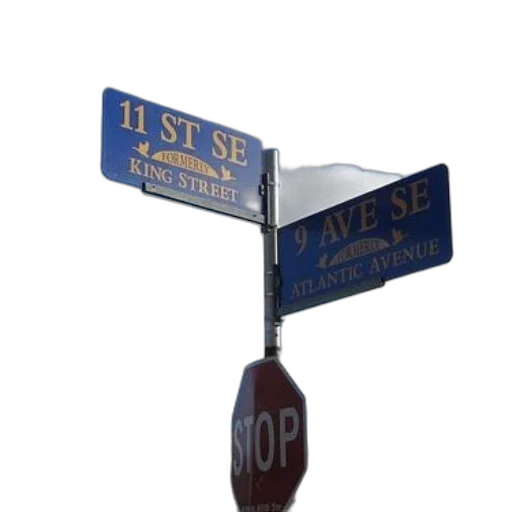 staff, 3d render, city street, stop transparent PNG cut-out