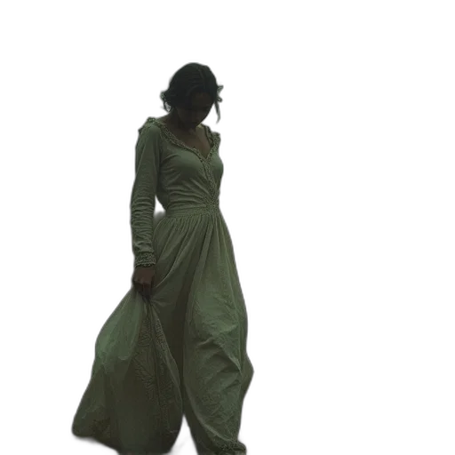 dress, jacket, 3d render, concept art transparent PNG cut-out