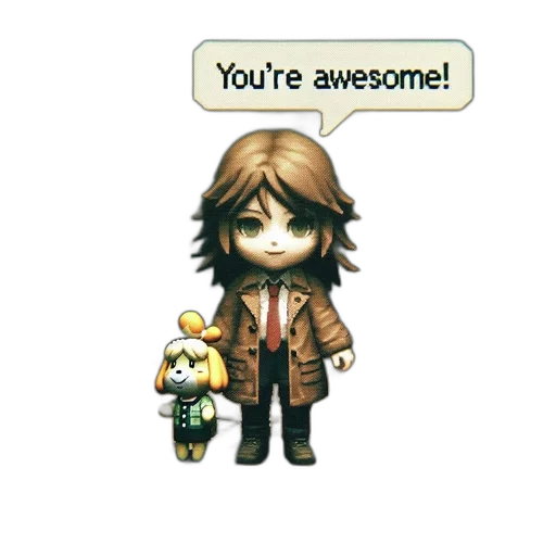 staff, pixel art, concept art, earth tones transparent PNG cut-out