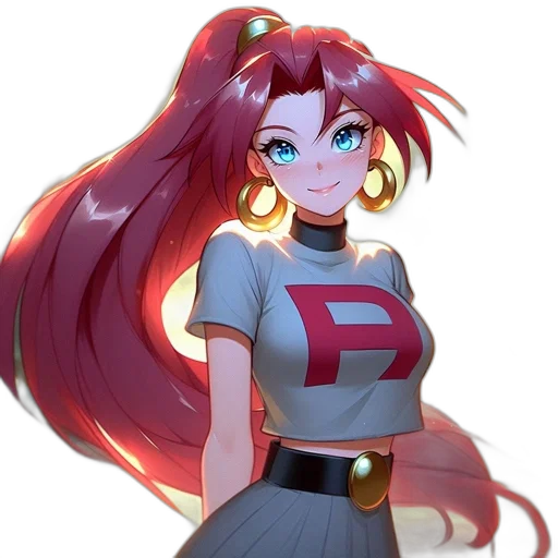 dress, staff, anime, concept art transparent PNG cut-out