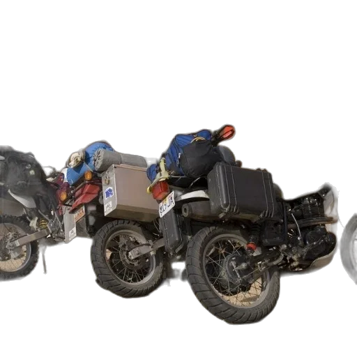 3d render, concept art, three, motorcycles transparent PNG cut-out