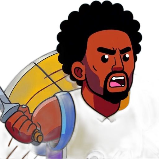 weapon, sword, staff, cartoon transparent PNG cut-out