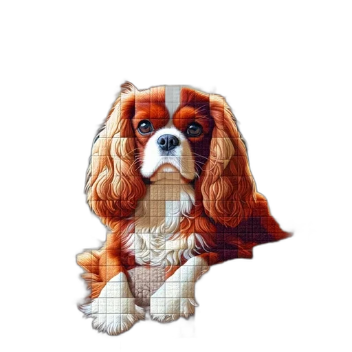 animal, creature, face, pixel art transparent PNG cut-out