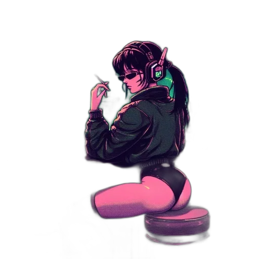 jacket, creature, mask, staff transparent PNG cut-out