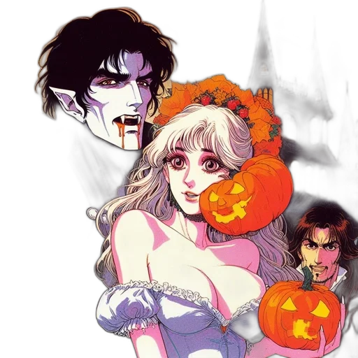 concept art, vaporwave, fantasy art, watercolor transparent PNG cut-out