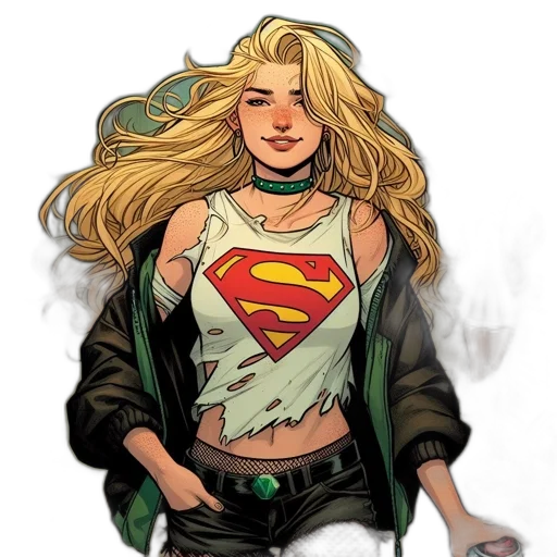 comic book art, concept art, cartoon, watercolor transparent PNG cut-out