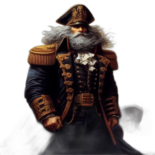 jacket, hat, face, staff transparent PNG cut-out