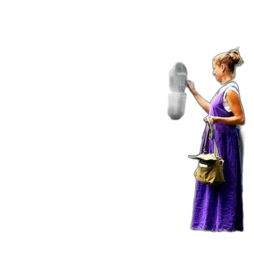 staff, dress, umbrella, shoes transparent PNG cut-out
