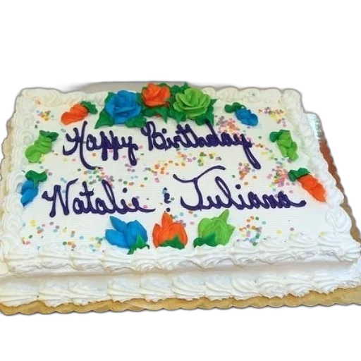 birthday, cake, white, frosting transparent PNG cut-out