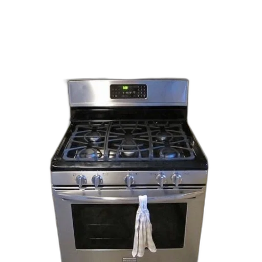robot, 3d render, kitchen, stainless transparent PNG cut-out