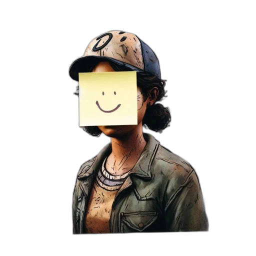 hat, face, jacket, mask transparent PNG cut-out