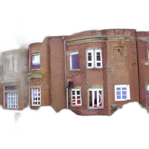 building, 3d render, photorealistic, concept art transparent PNG cut-out