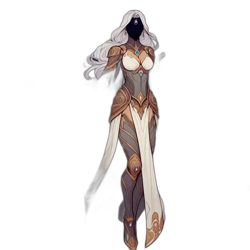 dress, sword, staff, concept art transparent PNG cut-out