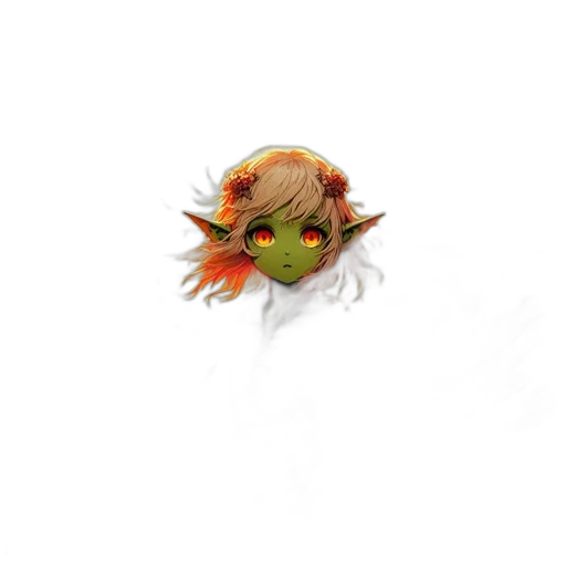 mask, staff, creature, face transparent PNG cut-out