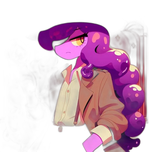 staff, jacket, creature, hat transparent PNG cut-out