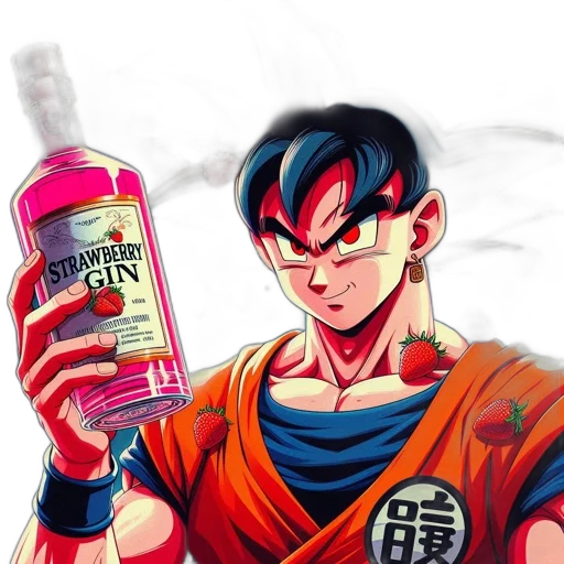bottle, concept art, anime, comic book art transparent PNG cut-out