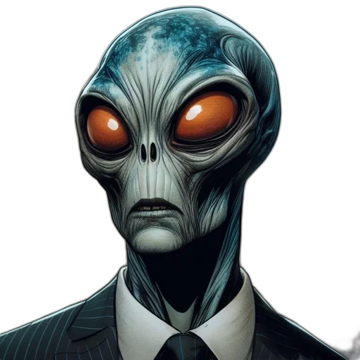 face, mask, robot, creature transparent PNG cut-out