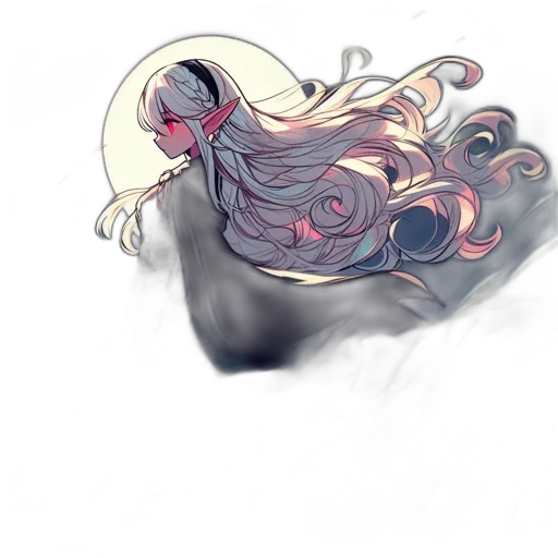 hair, mask, creature, crown transparent PNG cut-out