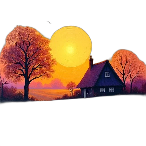 building, umbrella, watercolor, concept art transparent PNG cut-out