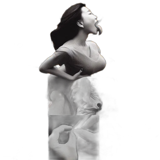 dress, face, jewelry, photorealistic transparent PNG cut-out