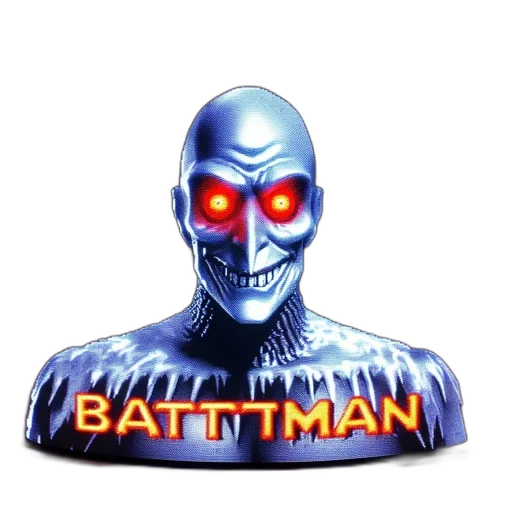mask, face, comic book art, 3d render transparent PNG cut-out