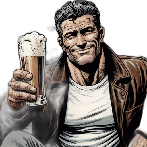 jacket, comic book art, concept art, photorealistic transparent PNG cut-out