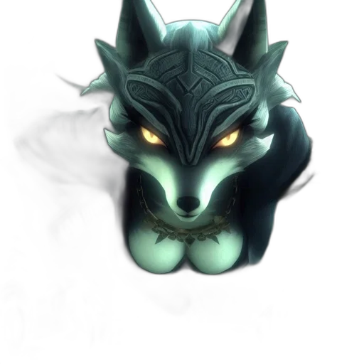 mask, dragon, staff, creature transparent PNG cut-out