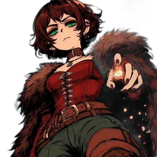 staff, jacket, animal, weapon transparent PNG cut-out