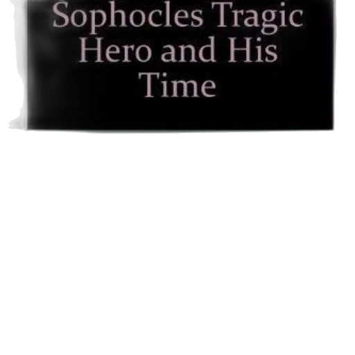 book, cover, title, sophocles transparent PNG cut-out