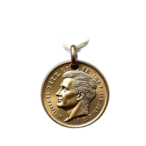 jewelry, crown, coin, necklace transparent PNG cut-out