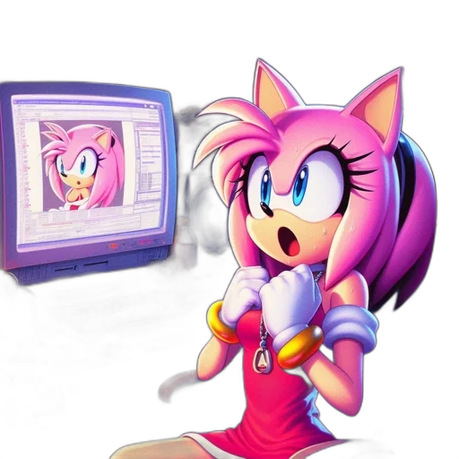 animal, staff, furniture, vaporwave transparent PNG cut-out