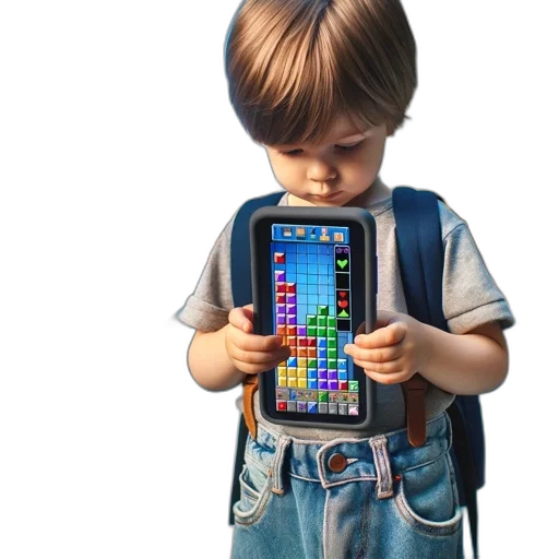 cyberpunk, young, boy, stands transparent PNG cut-out