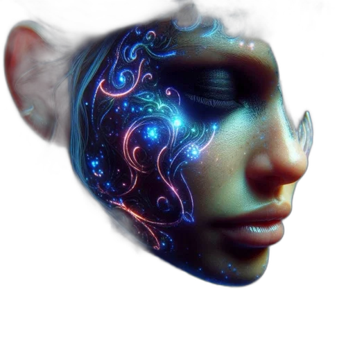 mask, face, creature, robot transparent PNG cut-out