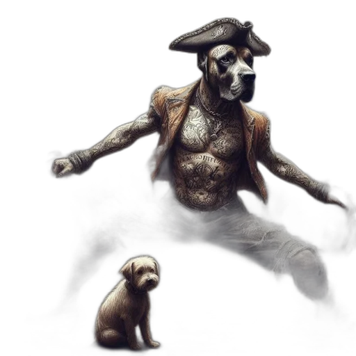 creature, mask, animal, staff transparent PNG cut-out