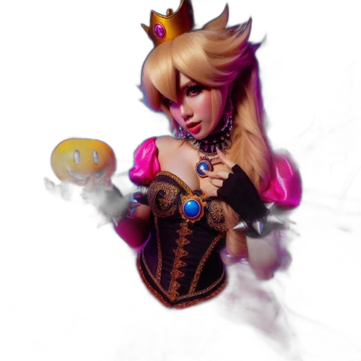 crown, weapon, dress, concept art transparent PNG cut-out