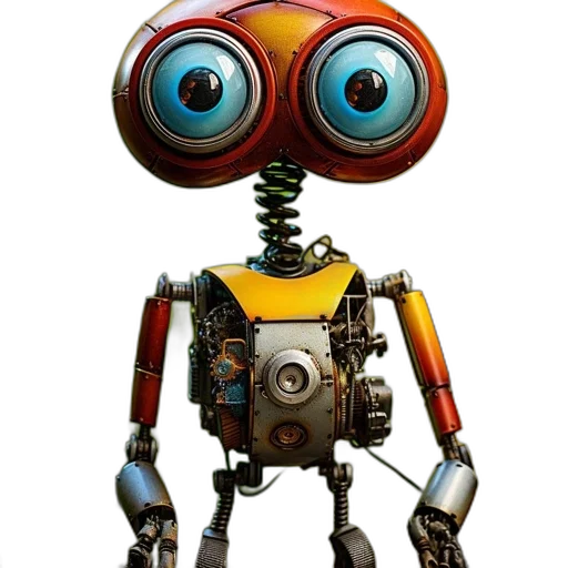 robot, staff, animal, creature transparent PNG cut-out