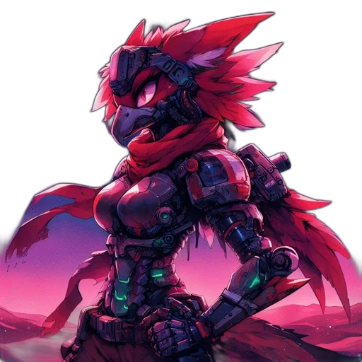 dragon, robot, weapon, creature transparent PNG cut-out